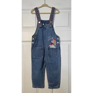 Shein Girls‎ Overalls Holiday Merry Christmas Unicorn Size 2-3